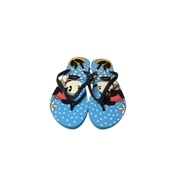 Disney Mickey Mouse Blue Flip Flops size 11 new - Picture 7 of 10